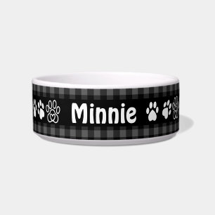 Country Gingham Pet Bowl Napf