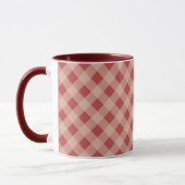 Country Gingham Tasse (Links)