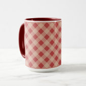 Country Gingham Tasse (Vorderseite Links)