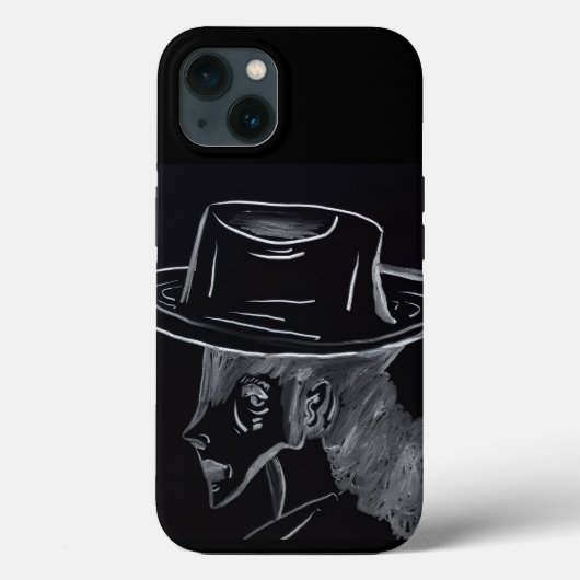 Country Girl Contemplating IPhone Case (Rückseite)