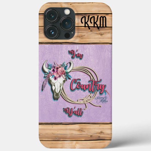 Country Girl iPhone Case (Rückseite)