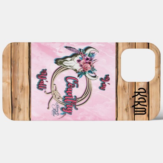 Country Girl iPhone Case (Rückseite (Horizontal))