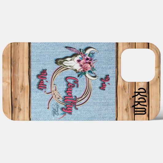 Country Girl iPhone Case (Rückseite (Horizontal))