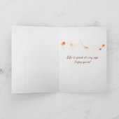 Country Girl mit Geburtstagsblumen Karte (Innenseite)