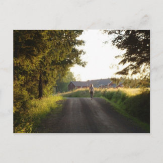 Country Girl Postkarte