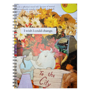 Country Girl Seeks Change In The City A Collage  Notizblock