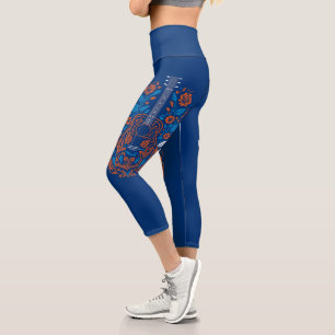 Country Gitarre Art Capri Leggings