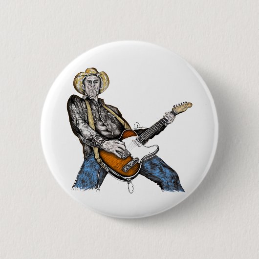 Country Gitarre Button (Vorderseite)