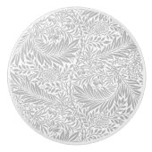 Country Gray William Morris Leaf Pattern Keramikknauf (Vorderseite)