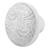 Country Gray William Morris Leaf Pattern Keramikknauf (Rechts)
