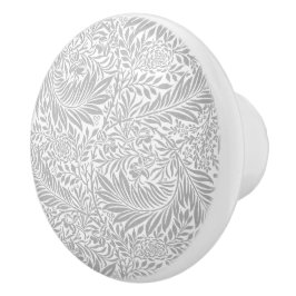 Country Gray William Morris Leaf Pattern Keramikknauf