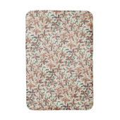 Country Green Floral Watercolor Hand-painted Badematte (Vorderseite Vertikal)