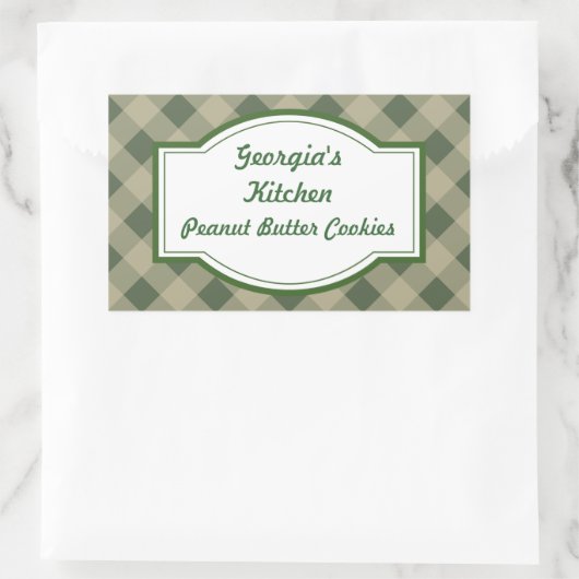 Country Green Kitchen Stickers (Tasche)
