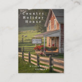 Country Guest House Business Card Visitenkarte (Vorderseite)