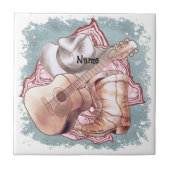 Country Guitar Fliese (Vorderseite)