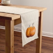 Country Harvest Pumpkins Imitats Fabric Kurzer Tischläufer (Beispiel)