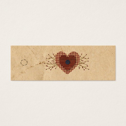 Country Heart Skinny Hang Tag (Vorderseite)