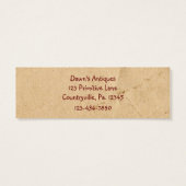 Country Heart Skinny Hang Tag (Rückseite)