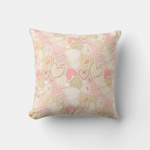 Country Hearts Kissen