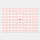 Country Hearts Personalisiert Geschenkpapier Set (Vorderseite)