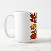 Country Hen Folk Art Kaffeetasse (Links)