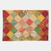 Country Herbst Diamond Patchwork Muster Geschirrtuch (Horizontal)