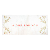 Country Holiday Woods Geschenkgutschein Werbekarte (Vorne)