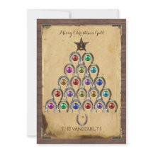 Country Horseshoe Weihnachtsfotokarte