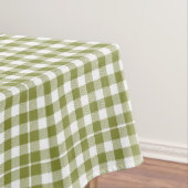 Country House Green Checkered Gingham Rustic Tischdecke (Beispiel)