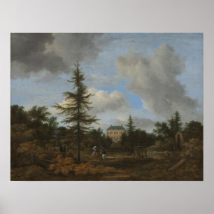 Country House - Jacob van Ruisdael Kunstgewerbe Poster
