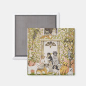 Country House Party Magnet (Vorderseite/Rückseite)