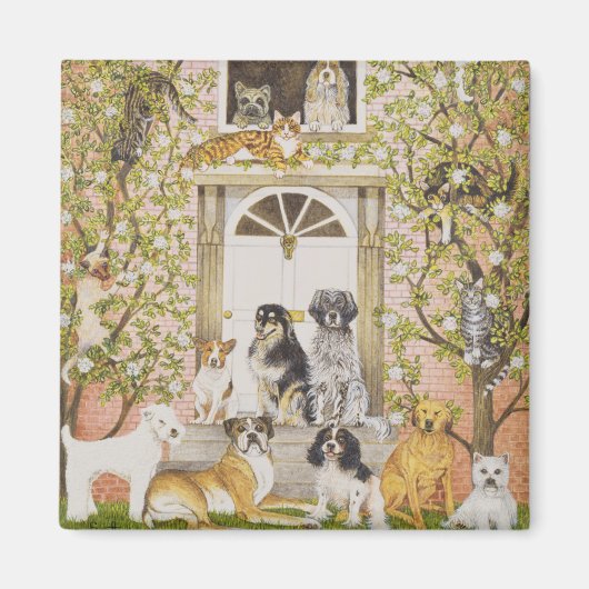 Country House Party Magnet (Vorne)