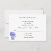 Country Hydrangea Empfang UAWG Einladung (Rückseite)