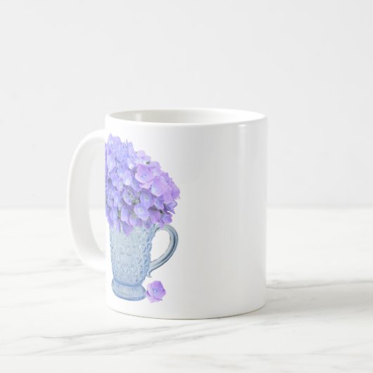 Country Hydrangea-Tasse Kaffeetasse (Vorderseite Links)