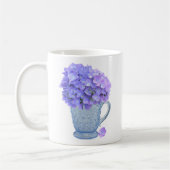 Country Hydrangea-Tasse Kaffeetasse (Links)