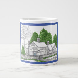 Country Inn Winter Soltice Jumbo Tasse mit Blue