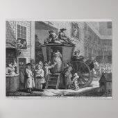 Country Inn Yard, 1747 Poster (Vorne)