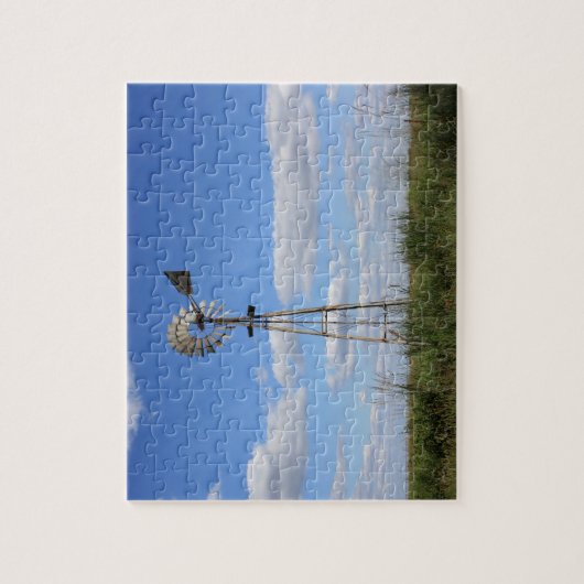 Country Kansas Windmill Puzzle (Vertikal)