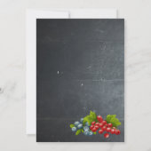 Country Karos Wiedersehen für Obst- und Chalkboard Einladung (Rückseite)