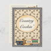 Country Kitchen Rezept Karten (Vorne/Hinten)