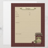 Country Kitchen ・ Rezeptblätter (Vorne/Hinten)