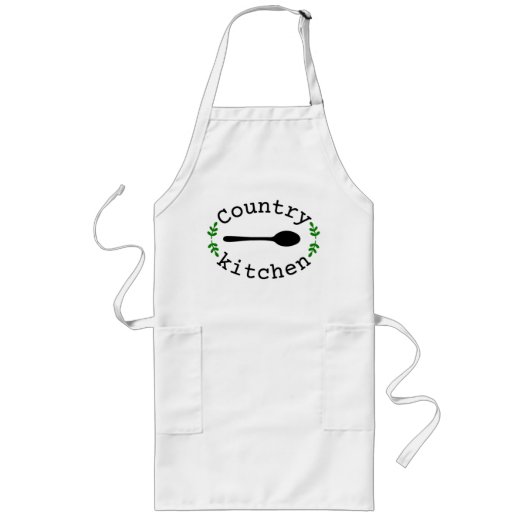 Country Kitchen Zuhause Cook Geschenk Lange Schürze (Vorne)