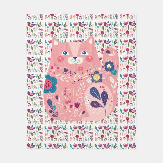 Country Kitty Fleecedecke (Vorderseite)