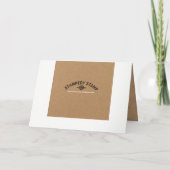 Country Kraft Housewärme Party Einladung (Rückseite)