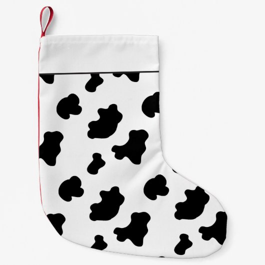 Country Kuh Muster Weihnachts-Strumpf Kleiner Weihnachtsstrumpf (Vorderseite)