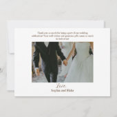 Country Lace Mason Jar Pink Dankeskarte (Rückseite)