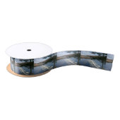 Country Lake Boat Dock Satinband (Spule)