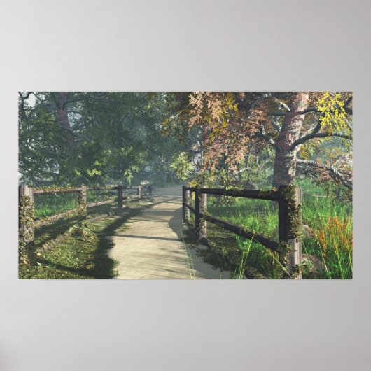Country Lane Poster (Vorne)