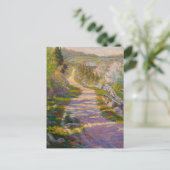 Country Lane von Newell Convers Wyeth Postkarte (Stehend Vorderseite)