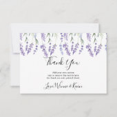 Country Lavendel danke Ihnen Karten (Vorderseite)
